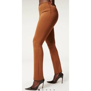 GOOD AMERICAN SCUBA SLIM FLARE PANT Burnt Caramel Sz 3 (large) NWT $99.